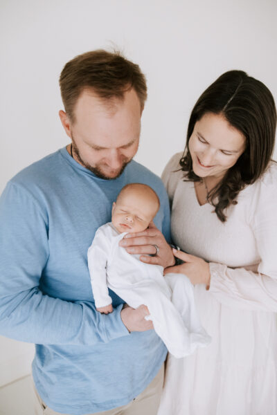 Nic, baby Tucker and Kelly | A karyotype genetic test made Tucker’s birth possible  | TRM | Chattanooga, TN