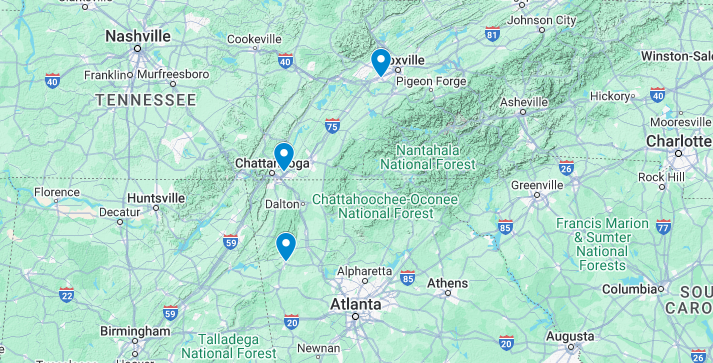 TRM clinic and monitoring locations