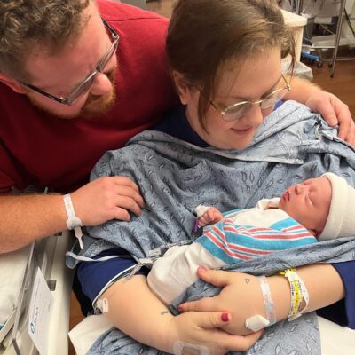 Baby Felix with their happy parents, who got an infertility second opinion from TRM that made Felix’s conception possible | Tennessee Reproductive Medicine | Chattanooga