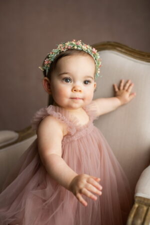 Harper Ann in a dress | TRM Baby